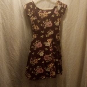 Flower print dress